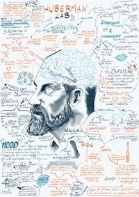 a drawing of a man with a beard and a beard